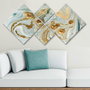 Wallity Conjunto de 4 Cuadros Decorativos de MDF Multicolor